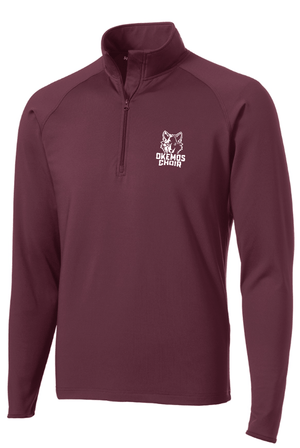 Custom Apparel - Screen Printing - Okemos Choir Apparel - Men's Stretch 1/4 Zip Pullover - Okemos Choir Apparel - 16293