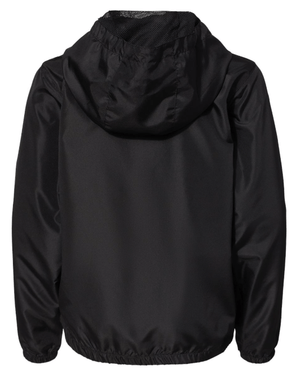 Custom Apparel - Screen Printing - Okemos Choir Apparel - Youth Lightweight Windbreaker Full Zip Jacket - Okemos Choir Apparel - 16293