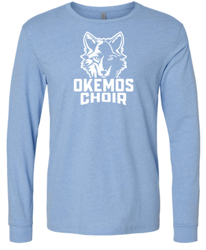 Custom Printed Apparel | Okemos Choir Fall 2025 - Light Blue Youth Long Sleeve Tee - Okemos Choir Fall 2025 - 18208