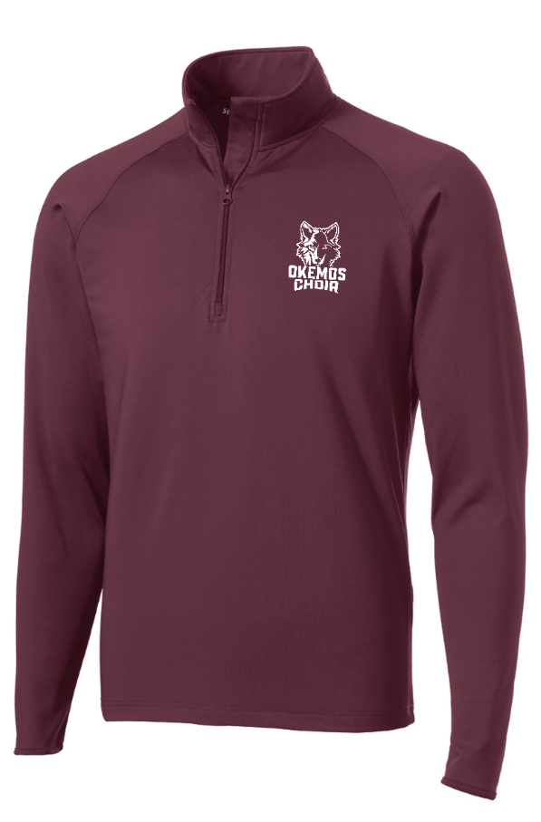 Custom Apparel - Screen Printing - Okemos Choir - Men's Sport Wick Stretch 1/4 Zip Pullover - Okemos Choir - 17188