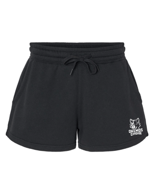Custom Apparel - Screen Printing - Okemos Choir - Women's Lightweight California Wave Wash Fleece Shorts - Okemos Choir - 17188