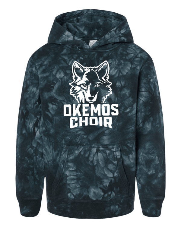 Custom Apparel - Screen Printing - Okemos Choir - Youth Midweight Tye - Dyed Hoodie - Okemos Choir - 17188
