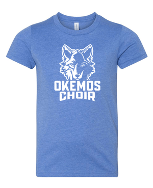 Custom Apparel - Screen Printing - Okemos Choir - Youth T-Shirt - Blue / Maroon - Okemos Choir - 17188