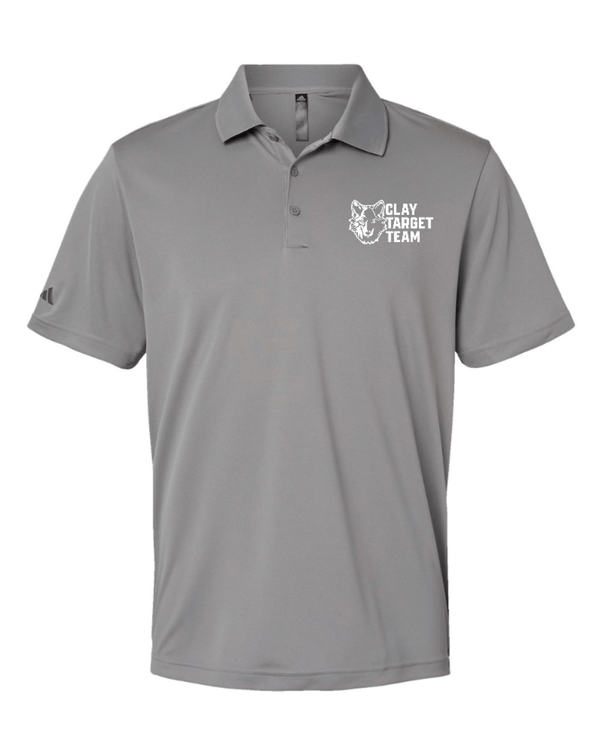Custom Apparel - Screen Printing - Okemos Clay Target Team 2024 STATES - Men's Adidas Polo - Okemos Clay Target Team 2024 STATES - 15886