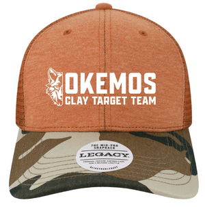 Custom Apparel - Screen Printing - Okemos Clay Target Team 2024 STATES - Snapback Trucker Cap - Okemos Clay Target Team 2024 STATES - 15886