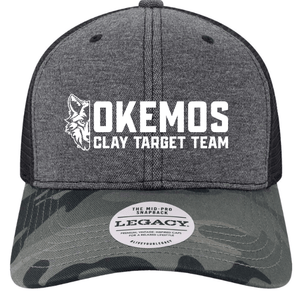 Custom Apparel - Screen Printing - Okemos Clay Target Team 2024 STATES - Snapback Trucker Cap - Okemos Clay Target Team 2024 STATES - 15886