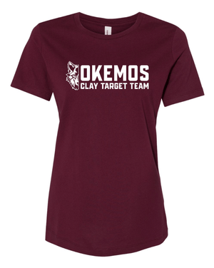 Custom Apparel - Screen Printing - Okemos Clay Target Team 2024 STATES - Women's Relaxed Fit T-Shirt - Okemos Clay Target Team 2024 STATES - 15886
