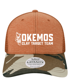 Custom Apparel - Screen Printing - Okemos Clay Target Team 2025 - Snapback Trucker Cap - Okemos Clay Target Team 2025 - 17398