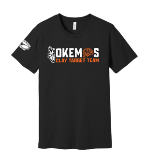 Custom Apparel - Screen Printing - Okemos Clay Target Team 2025 - Unisex Cotton T-Shirt - White with Orange Design - Okemos Clay Target Team 2025 - 17398