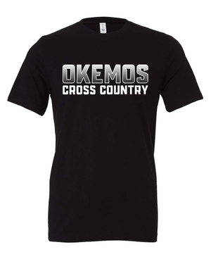 Custom Apparel - Screen Printing - Okemos CMS Cross Country - Adult T-Shirt Blue/Maroon/Black - Okemos CMS Cross Country 2024 - 16303