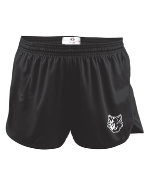 Custom Apparel - Screen Printing - Okemos CMS Cross Country - Adult Track Shorts Black - Okemos CMS Cross Country 2024 - 16303