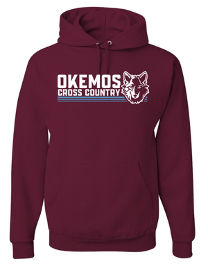 Custom Apparel - Screen Printing - Okemos CMS Cross Country - Hooded Sweatshirt - Hoodie - Okemos CMS Cross Country - 14442