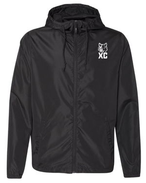 Custom Apparel - Screen Printing - Okemos CMS Cross Country - Lightweight Full - Zip Windbreaker Jacket - Windbreaker - Okemos CMS Cross Country - 14442