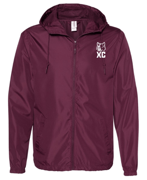 Custom Apparel - Screen Printing - Okemos CMS Cross Country - Lightweight Full - Zip Windbreaker Jacket - Windbreaker - Okemos CMS Cross Country - 14442