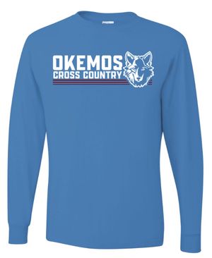 Custom Apparel - Screen Printing - Okemos CMS Cross Country - Long Sleeve T-Shirt - Long Sleeve - Okemos CMS Cross Country - 14442