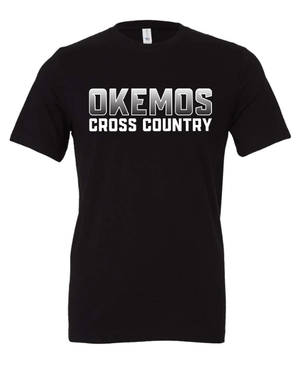 Custom Apparel - Screen Printing - Okemos CMS Cross Country - Youth Cotton T-Shirt (Maroon, Black) - Okemos CMS Cross Country 2024 - 16303