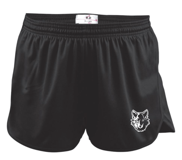 Custom Printed Apparel | Okemos CMS/Kinawa Cross Country 2025 - Black Youth Athletic Track Shorts - Okemos CMS/Kinawa Cross Country 2025 - 18257