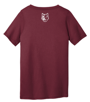Custom Printed Apparel | Okemos CMS/Kinawa Cross Country 2025 - Maroon Nike Youth Tee - Okemos CMS/Kinawa Cross Country 2025 - 18257