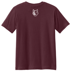 Custom Printed Apparel | Okemos CMS/Kinawa Cross Country 2025 - Youth Cotton Tee (Black/Maroon) - Okemos CMS/Kinawa Cross Country 2025 - 18257