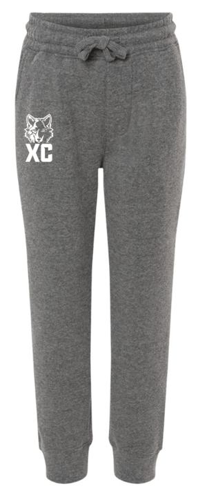 Custom Printed Apparel | Okemos CMS/Kinawa Cross Country 2025 - Youth Grey Lightweight Sweatpants - Okemos CMS/Kinawa Cross Country 2025 - 18257