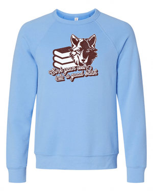 Custom Apparel - Screen Printing - Okemos English Department - Sponge Fleece Crewneck Sweatshirt - Okemos English Department - 15678