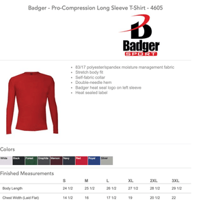 Custom Apparel - Screen Printing - Okemos Football 2023 - Long Sleeve Compression Shirt - Long Sleeve - Okemos Football - Player Only