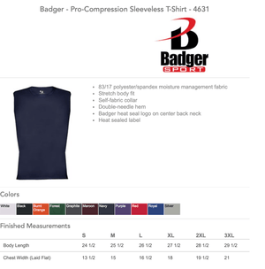 Custom Apparel - Screen Printing - Okemos Football 2023 - Sleeveless Compression Shirt - Okemos Football - Player Only