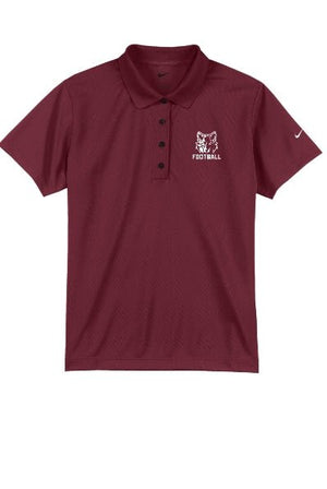 Custom Apparel - Screen Printing - okemos Football 2024 - Ladies Nike Dri - Fit Polo - Okemos Football 2024 - 16351