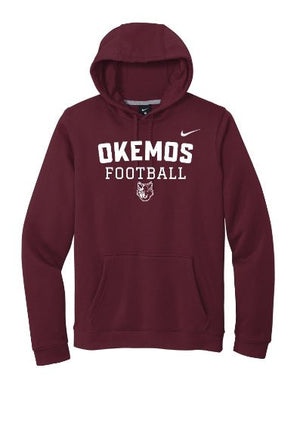 Custom Apparel - Screen Printing - Okemos Football 2024 - Nike Hoodie - Okemos Football 2024