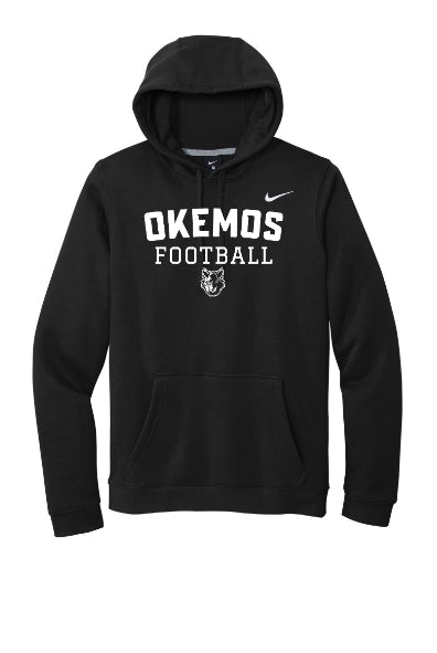 Custom Apparel - Screen Printing - Okemos Football 2024 - Nike Hoodie - Okemos Football 2024
