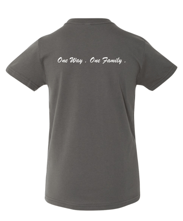 Custom Apparel - Screen Printing - Okemos Football 2024 - Youth Jersey Tee Maroon/ Dk Grey - Okemos Football 2024 - 16351
