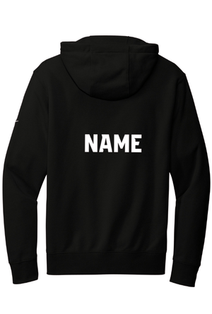 Custom Printed Apparel | Okemos Football - Fall 2025 - Nike Fleece Sleeve Swoosh Full Zip Hoodie *Personalization Optional (Right Sleeve , Name on Back) - Okemos Football - 17755