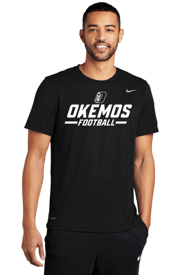 Custom Apparel - Screen Printing - Okemos Football - Nike Dri - Fit Unisex T-shirt - T-Shirt - Okemos Football - 13920