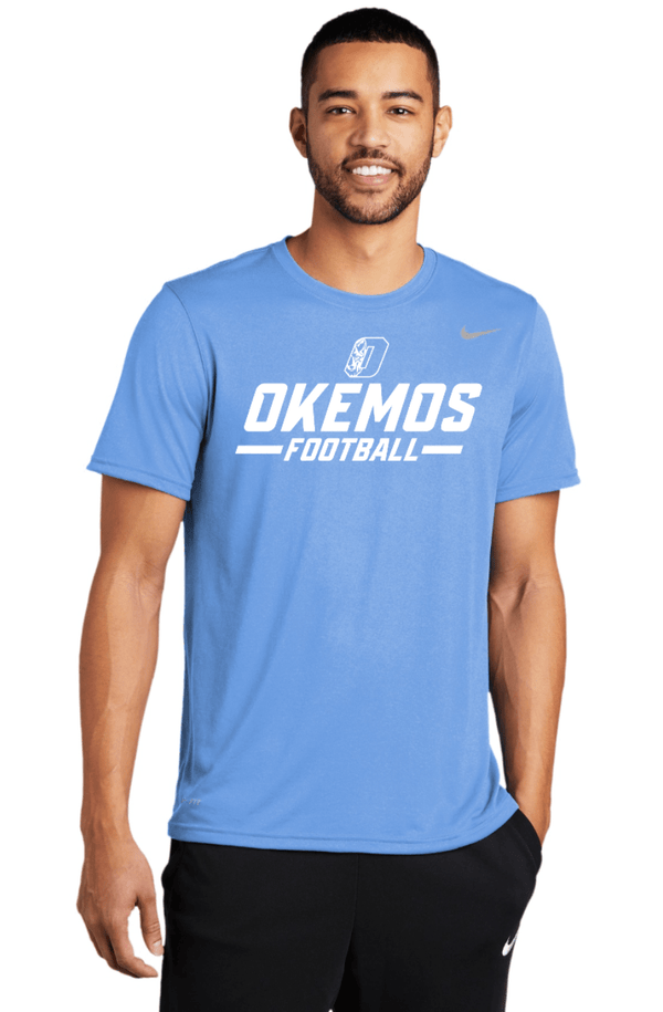 Custom Apparel - Screen Printing - Okemos Football - Nike Dri - Fit Unisex T-shirt - T-Shirt - Okemos Football - 13920