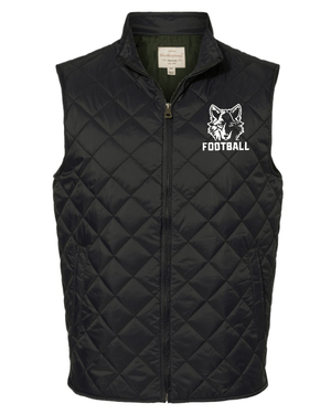 Custom Apparel - Screen Printing - Okemos Football - Spring 2025 - Men's Diamond Quilted Vest - Okemos Football - Spring 2025 - 17711