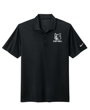Custom Apparel - Screen Printing - Okemos Football - Spring 2025 - Nike Dri FIT Polo (Blue / Black) - Okemos Football - Spring 2025 - 17711