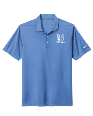 Custom Apparel - Screen Printing - Okemos Football - Spring 2025 - Nike Dri FIT Polo (Blue / Black) - Okemos Football - Spring 2025 - 17711