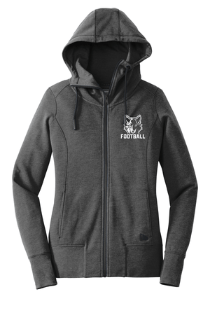 Custom Apparel - Screen Printing - Okemos Football - Women's New Era Zip - Up Hoodie - Zip Hoodie - Okemos Football - 13920