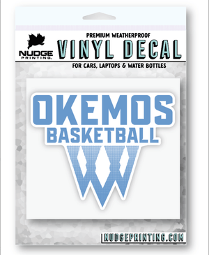 Custom Apparel - Screen Printing - Okemos Girls Basketball 2024 - Car Decal - Okemos Girls Basketball - 16963