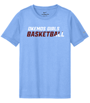 Custom Apparel - Screen Printing - Okemos Girls Basketball 2024 - Youth Nike T-Shirt - Okemos Girls Basketball - 16963