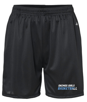 Custom Apparel - Screen Printing - Okemos Girls Basketball - Adult 5" Pocketed Shorts - Shorts - Okemos Girls Basketball - 15073