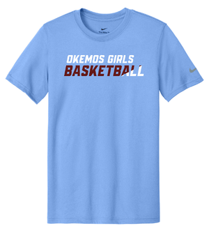 Custom Apparel - Screen Printing - Okemos Girls Basketball - Adult Unisex Nike T-Shirt - T-shirt - Okemos Girls Basketball - 15073