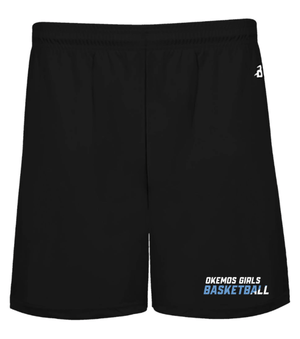 Custom Apparel - Screen Printing - Okemos Girls Basketball - Youth 4" Shorts - Shorts - Okemos Girls Basketball - 15073