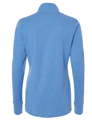 Custom Apparel - Screen Printing - Okemos Girls Golf - Adidas Women's 3 Stripe Quarter Zip Sweater - Okemos Girls Golf - 16225