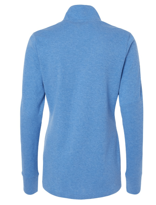 Custom Apparel - Screen Printing - Okemos Girls Golf - Adidas Women's 3 Stripe Quarter Zip Sweater - Okemos Girls Golf - 16225