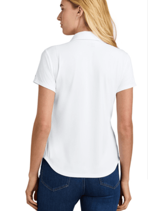 Custom Apparel - Screen Printing - Okemos Girls Golf - Women's Power Polo White/ Black - Okemos Girls Golf - 16225