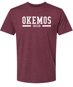 Custom Apparel - Screen Printing - Okemos Girls Soccer 2024 - Adult Unisex T-Shirt - Okemos Girls Soccer 2024 - 15460
