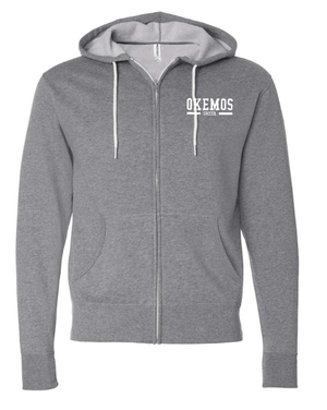 Custom Apparel - Screen Printing - Okemos Girls Soccer 2024 - Unisex Lightweight Zip - Up Sweatshirt - Okemos Girls Soccer 2024 - 15460