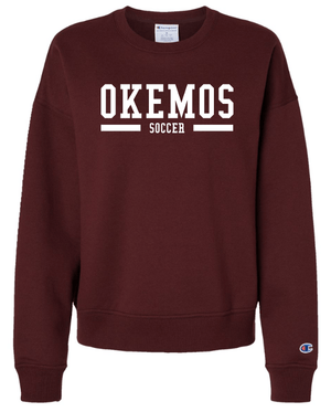 Custom Apparel - Screen Printing - Okemos Girls Soccer 2024 - Women's Champion Crewneck Sweatshirt - Okemos Girls Soccer 2024 - 15460
