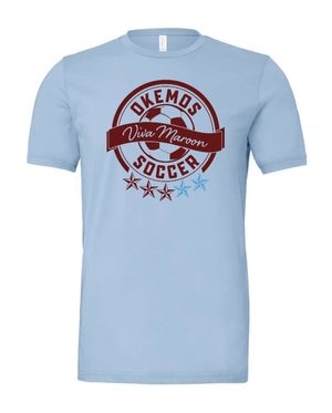 Custom Apparel - Screen Printing - Okemos Girls Soccer 2025 - Adult Unisex T-Shirt (Multiple Color Options) - Okemos Girls Soccer 2025 - 17586